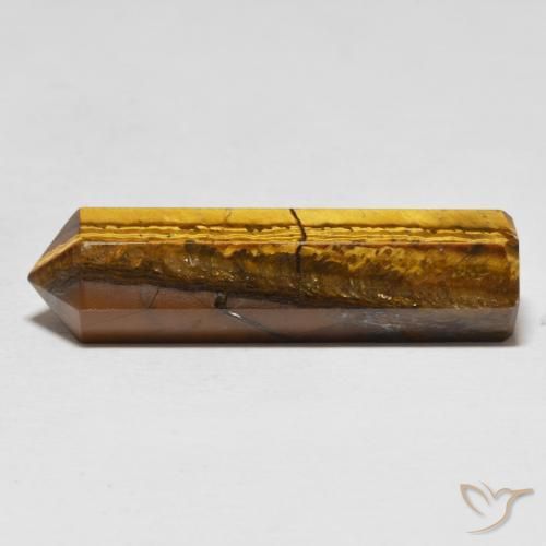 Oeil de Tigre Marron chaud naturelle Fantaisie, 24.00 ct, Opaque