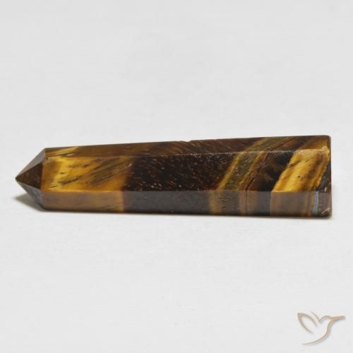 Œil de tigre Marron chaud naturelle Fantaisie, 19.07 ct, Opaque