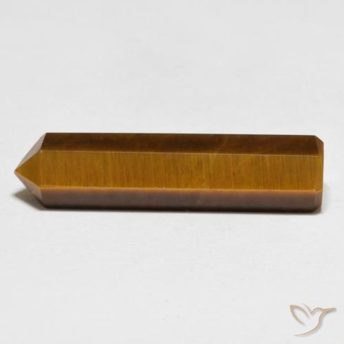 Oeil de Tigre Marron jaunâtre naturelle Fantaisie, 22.03 ct, Opaque