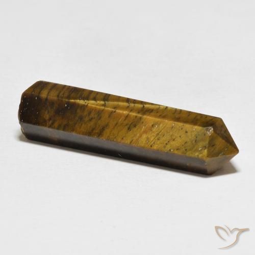 Oeil de Tigre Medium Light-Brown naturelle Fantaisie, 23.35 ct, Opaque