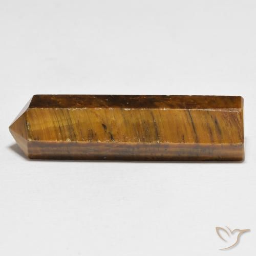 Oeil de Tigre Marron jaunâtre naturelle Fantaisie, 33.78 ct, Opaque