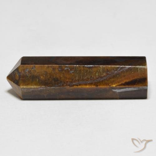 Oeil de Tigre Medium Light-Brown naturelle Fantaisie, 30.74 ct, Opaque