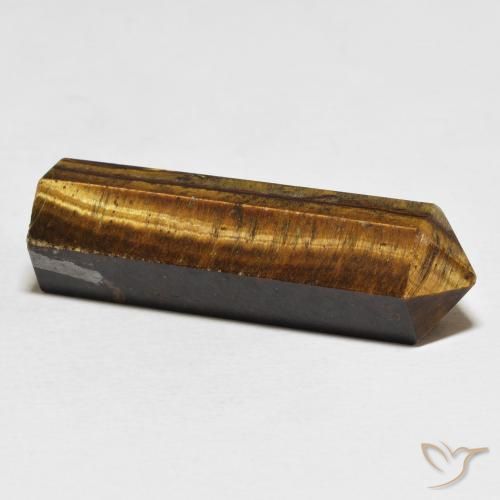 Oeil de Tigre Medium Light-Brown naturelle Fantaisie, 30.74 ct, Opaque