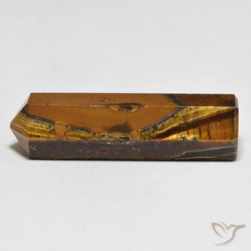 Oeil de Tigre Medium Light-Brown naturelle Fantaisie, 35.24 ct, Opaque