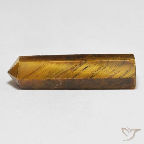 Œil de tigre Medium Light-Brown naturelle Fantaisie, 32.34 ct, Opaque