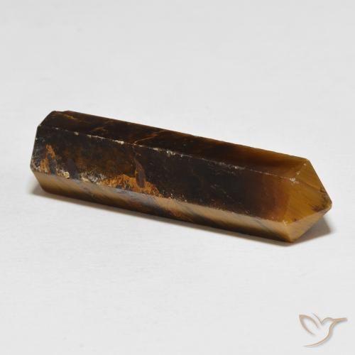 Œil de tigre Medium Light-Brown naturelle Fantaisie, 32.34 ct, Opaque
