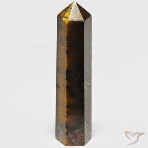 Oeil de Tigre Brun doré naturelle Fantaisie, 19.26 ct, Opaque