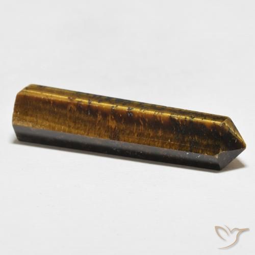 Oeil de Tigre Brun doré naturelle Fantaisie, 19.26 ct, Opaque