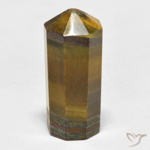 16.04ct Naturel Brun doré Œil de tigre, Fantaisie, Opaque