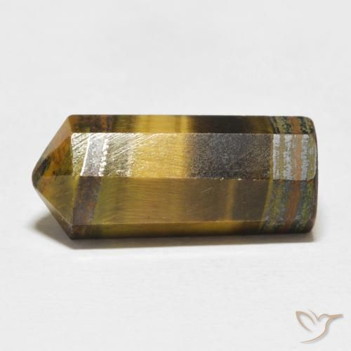 Œil de tigre Brun doré naturelle Fantaisie, 16.04 ct, Opaque