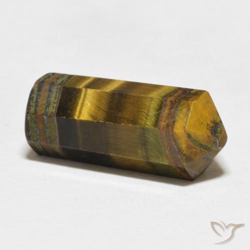Œil de tigre Brun doré naturelle Fantaisie, 16.04 ct, Opaque