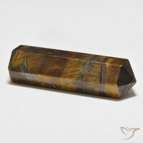 Œil de tigre Marron chaud naturelle Fantaisie, 43.83 ct, Opaque