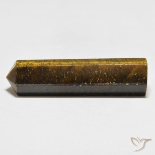 Oeil de Tigre Brun doré naturelle Fantaisie, 27.00 ct, Opaque