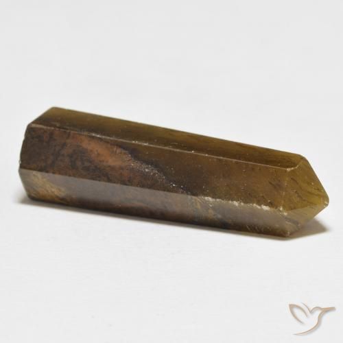 Œil de tigre Marron jaunâtre naturelle Fantaisie, 27.04 ct, Opaque