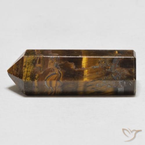 Œil de tigre Marron chaud naturelle Fantaisie, 18.91 ct, Opaque