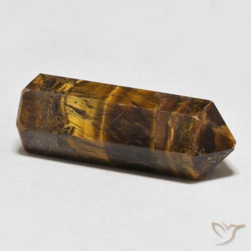 Œil de tigre Marron chaud naturelle Fantaisie, 18.91 ct, Opaque