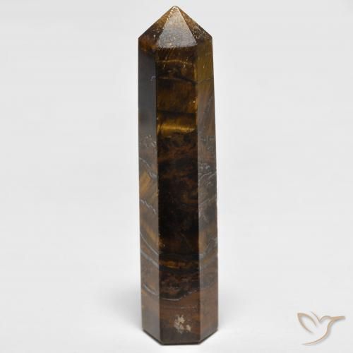 Œil de tigre Marron jaunâtre naturelle Fantaisie, 29.75 ct, Opaque
