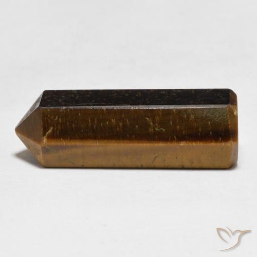 Oeil de Tigre Brun caryer naturelle Fantaisie, 11.36 ct, Opaque