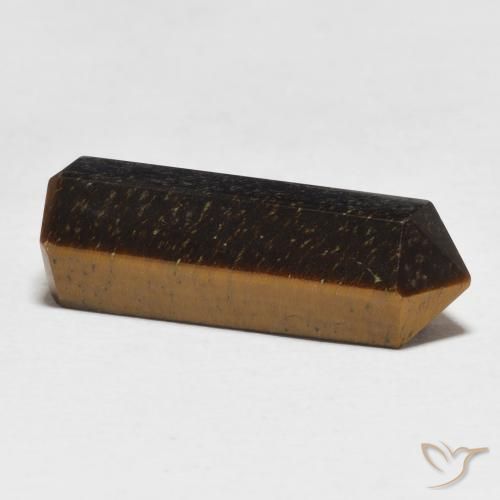 Oeil de Tigre Brun caryer naturelle Fantaisie, 11.36 ct, Opaque