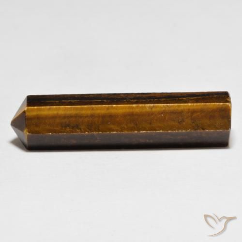 Oeil de Tigre Medium Light-Brown naturelle Fantaisie, 33.34 ct, Opaque