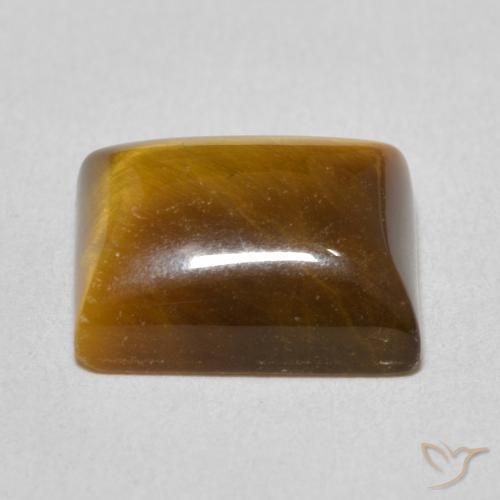Œil de tigre Brun moyen naturelle Baquette, 6.17 ct, Opaque