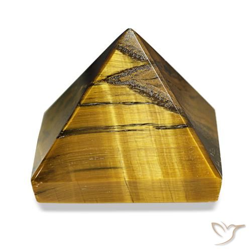 98.04ct Marron clair Oeil de Tigre, Carré, Opaque