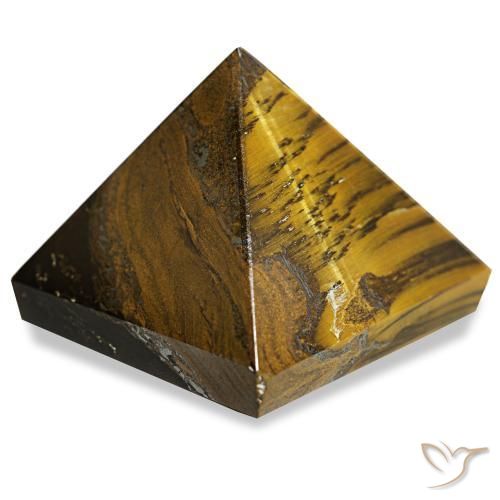 Oeil de Tigre Marron clair naturelle Carré, 98.04 ct, Opaque