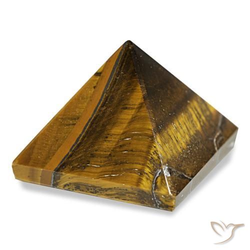 Oeil de Tigre Marron chaud naturelle Carré, 98.18 ct, Opaque