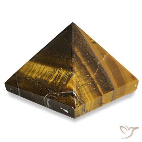 Oeil de Tigre Marron chaud naturelle Carré, 98.18 ct, Opaque