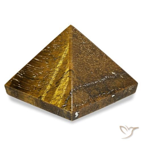 Oeil de Tigre Brun doré naturelle Carré, 72.47 ct, Opaque