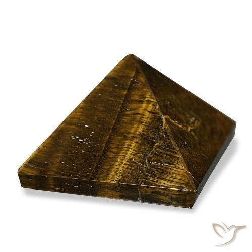 Oeil de Tigre Brun pain d'épices naturelle Carré, 71.50 ct, Opaque