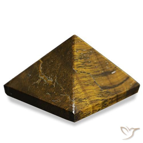 Oeil de Tigre Brun pain d'épices naturelle Carré, 71.50 ct, Opaque