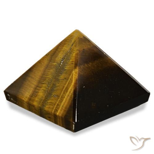 Oeil de Tigre Marron jaunâtre naturelle Carré, 85.18 ct, Opaque