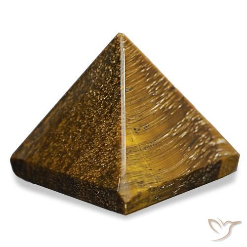 Oeil de Tigre Marron chaud naturelle Carré, 115.48 ct, Opaque