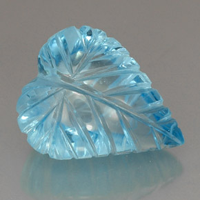 Topaze bleue naturelle transparent, 37,46 ct, transparent / translucide