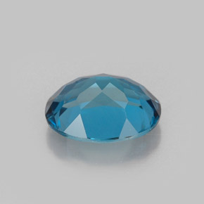 Topaze bleue naturelle coupe ovale, 1,61 ct, VVS