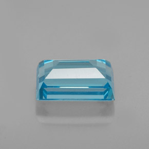 Topaze bleue naturelle baguette, 2,47 ct, VS