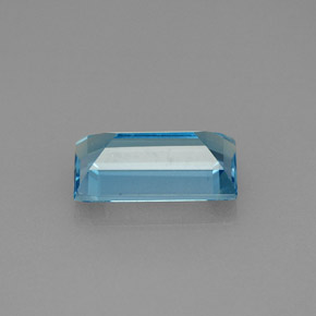 Topaze bleue naturelle baguette, 1,93 ct, VS
