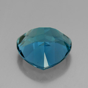 Topaze bleue naturelle trillion, 6,98 ct, VVS