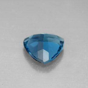 Topaze bleue naturelle trillion, 2,86 ct, VVS