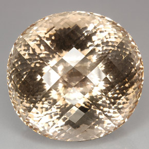 Topaze jaune naturelle coupe ovale, 362,81 ct, IF