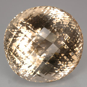Topaze jaune naturelle coupe ovale, 362,81 ct, IF