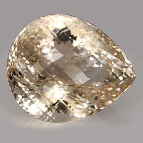 Topaze jaune naturelle en forme de poire, 437,40 ct, IF
