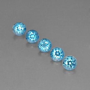 Achetez naturel ct bleue topaze gems, coupe roude, en provenance brésil chez gemselect. en stock, livraison internationale!