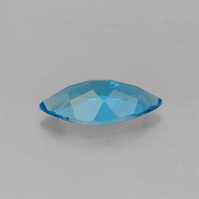 Topaze bleue naturelle marquise, 6,28 ct, VVS