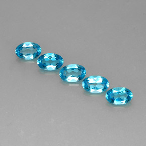 Achetez naturel ct bleue topaze gems, coupe ovale, en provenance brésil chez gemselect. en stock, livraison internationale!