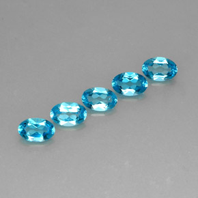 Achetez naturel ct bleue topaze gems, coupe ovale, en provenance brésil chez gemselect. en stock, livraison internationale!