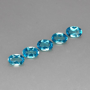 Achetez naturel ct bleue topaze gems, coupe ovale, en provenance brésil chez gemselect. en stock, livraison internationale!