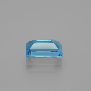 Topaze bleue naturelle baguette, 1,96 ct, VVS-VS