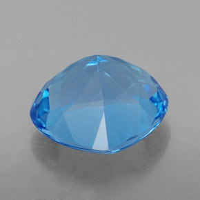 Topaze bleue naturelle en forme de poire, 8,71 ct, VVS-VS